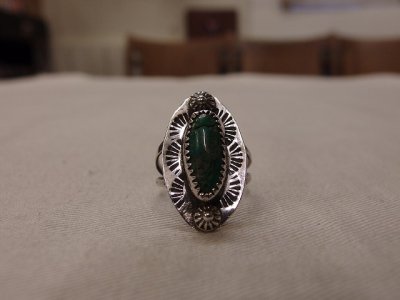 NATIVE AMERICAN SILVER RING/17-18190801