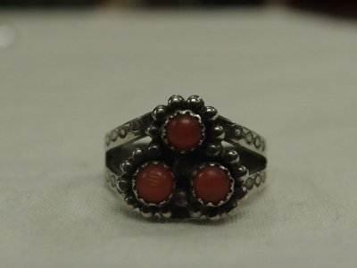 NATIVE AMERICAN RING RED