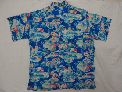 60's MADE IN HAWAII COTTON SHIRTS 