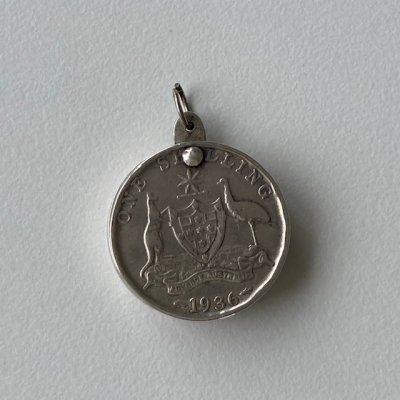 19361944 Australia Silver Coin Pendant Top220714