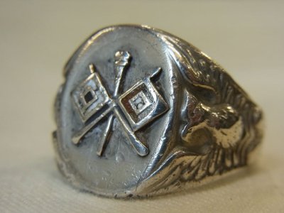WW2 US ARMY SIGNAL CORPS RING/22240408