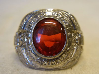 US ARMY RING/RED/22-23151202