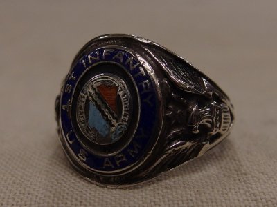 US ARMY 1ST INFANTRY RING/25-26140520
