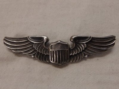 WW2 USAAF PILOT WING PINS 190104