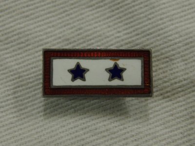 WW2 US SERVICE/BLUE STAR PINS 2STARS 180130