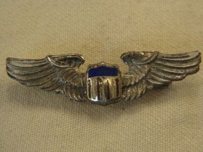 USAAF/AF PILOT WING ENAMELED PINS 160610