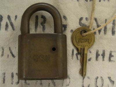 U.S.N PADLOCK / with Key 