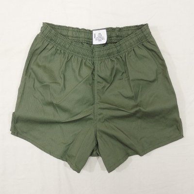 '90 US ARMY COTTON/POLY SHORTS/DEAD STOCK/M *230426*
