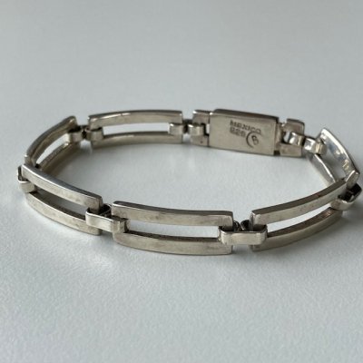 MEXICO 925 SQUARE SILVER BRACELET230616