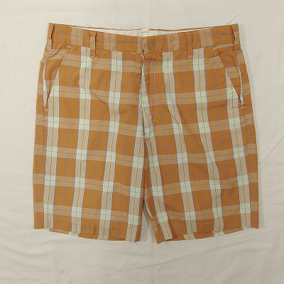 60-70s Block Check Short Pants/W30 230629
