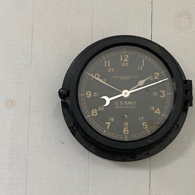 US NAVY DECK CLOCK 