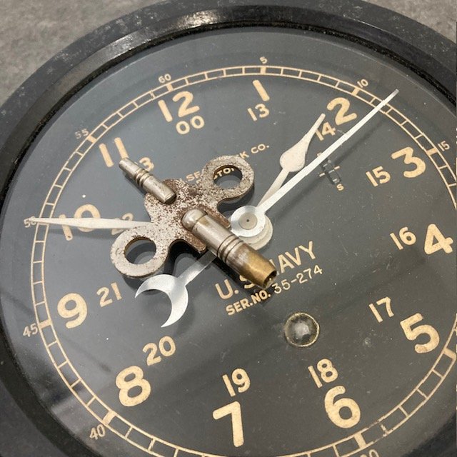 US NAVY DECK CLOCK 