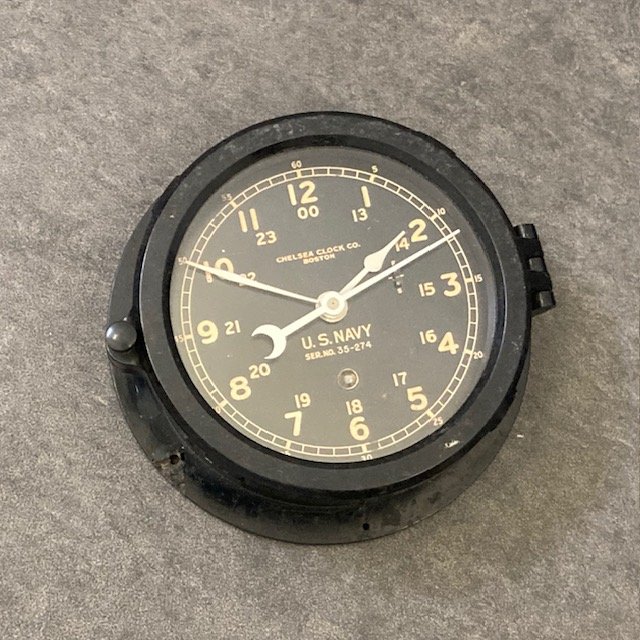 US NAVY DECK CLOCK 