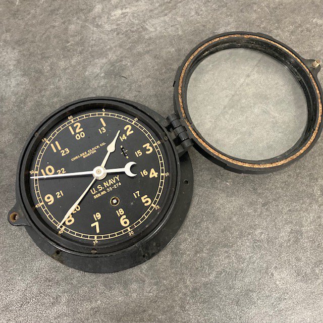 US NAVY DECK CLOCK 