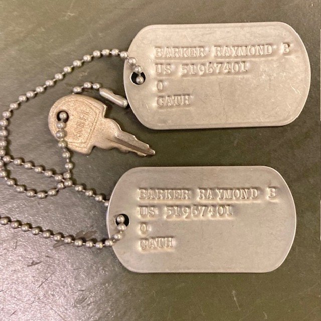 US ARMY DOG TAG set 