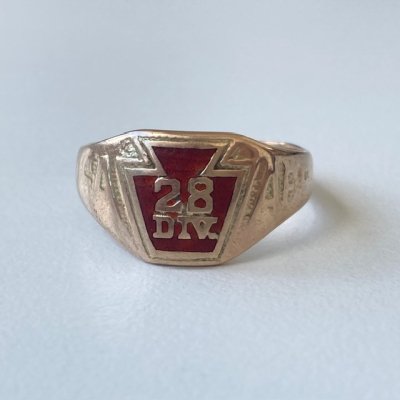 US ARMY 28th Infantry Division 10K RING/21.5230810