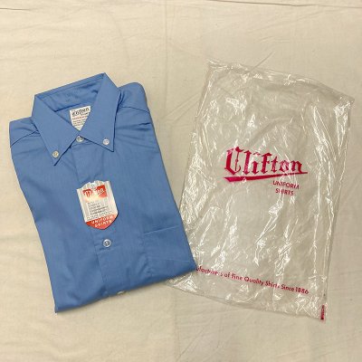 60s Clifton Poly Cotton Shirt/ 14 / D.Stock 230828