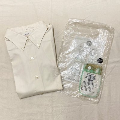 60-70s SEARS Poly Cotton Shirt/ 16-33 / D.Stock 230828