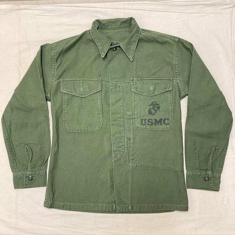 USMC P-58 COTTON UTILITY SHIRT / 34 ＊230926＊ - SEARCHLIGHT