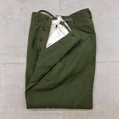 '51 US ARMY OG-108 WOOL FIELD TROUSERS / S-R 231020
