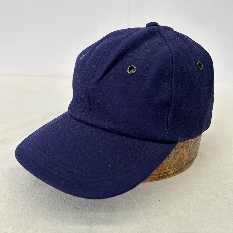 50's NAVY WOOL BASEBALL CAP 7 1/4 ＊231031B＊ - SEARCHLIGHT