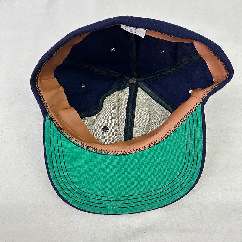 50's NAVY WOOL BASEBALL CAP 7 1/4 ＊231031B＊ - SEARCHLIGHT