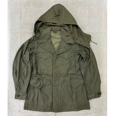 US ARMY M-43 FIELD JACKET  with HOOD / 34R/370C 231031