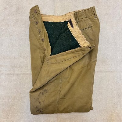 WW2 US ARMY WOOL-LINED TROUSERS / 32x30 231218