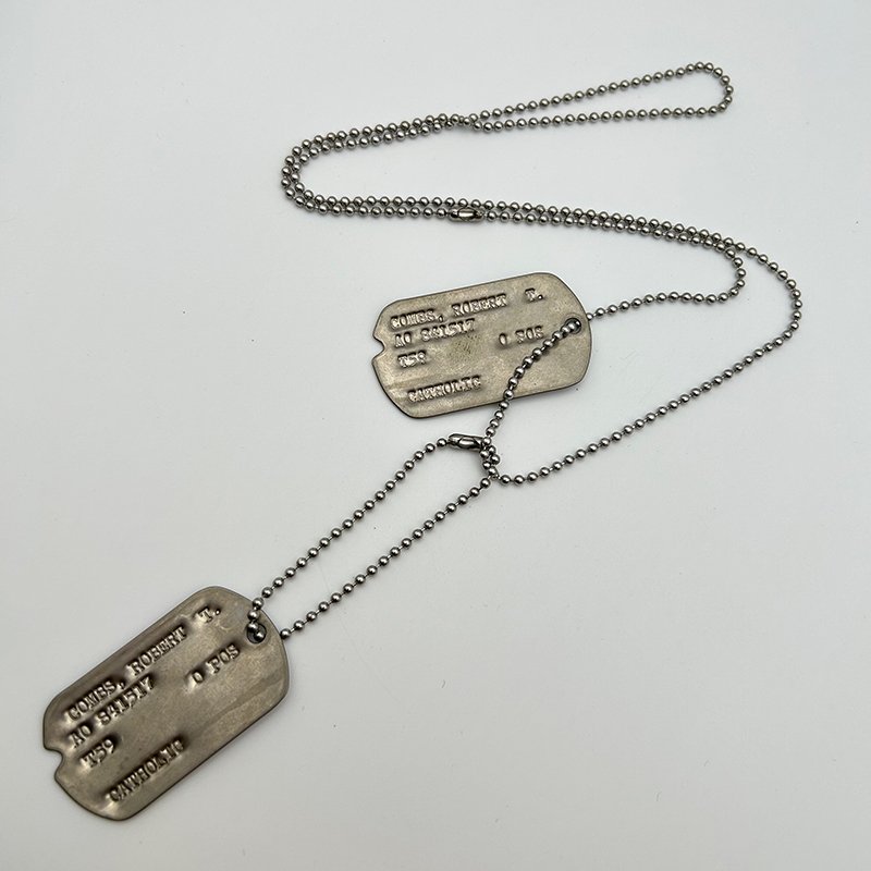 T59 US ARMY DOG TAG set 