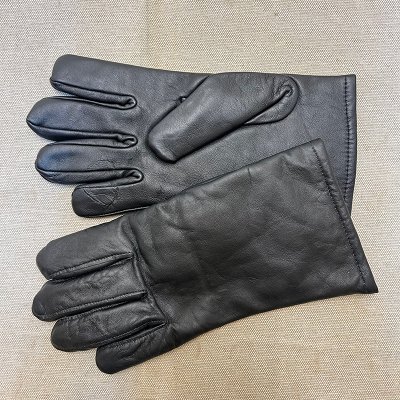 10s US ARMY LEATHER GLOVES DEAD STOCK / 9 231226