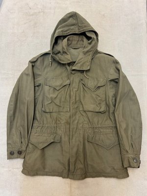 US ARMY M-43 FIELD JACKET  with HOOD / 34R 240129