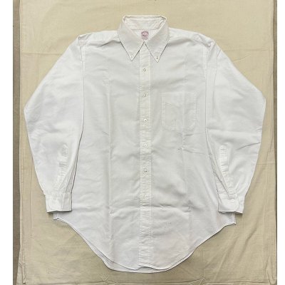 USA BROOKS BROTHERS WHITE OXFORD Shirt/ 16-3 240304