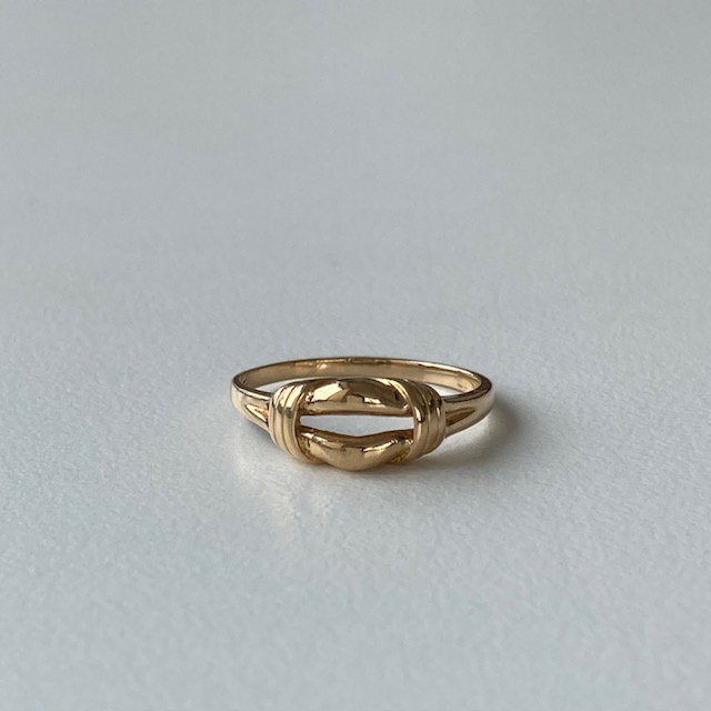 VINTAGE 14K GOLD RING /11号＊240328D＊ - SEARCHLIGHT