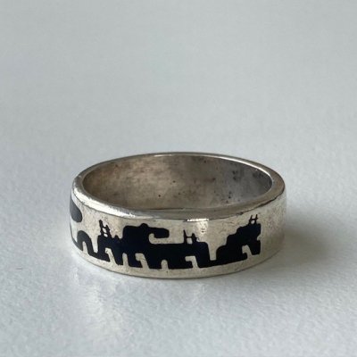 NATIVE AMERICAN STERLING RING/15,5240328
