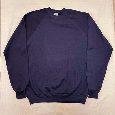 80s SPRINGFOOT NAVY SWEAT / DEAD STOCK / L 240423K