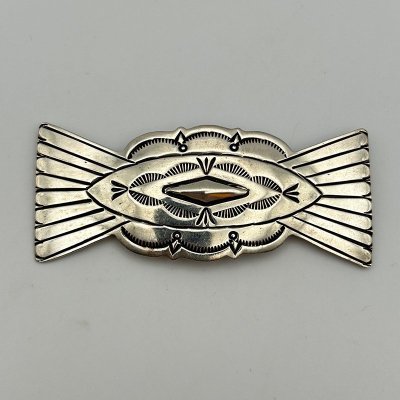 NATIVE AMERICAN STAMPED SILVER PINS 240507M
