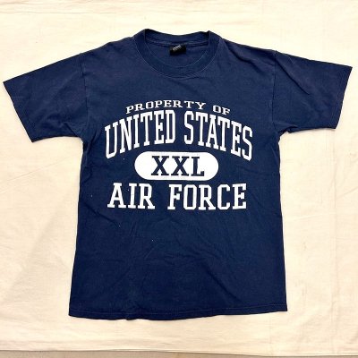 90's PROPETY OF USAF  Print Tee Shirt / M 240612B