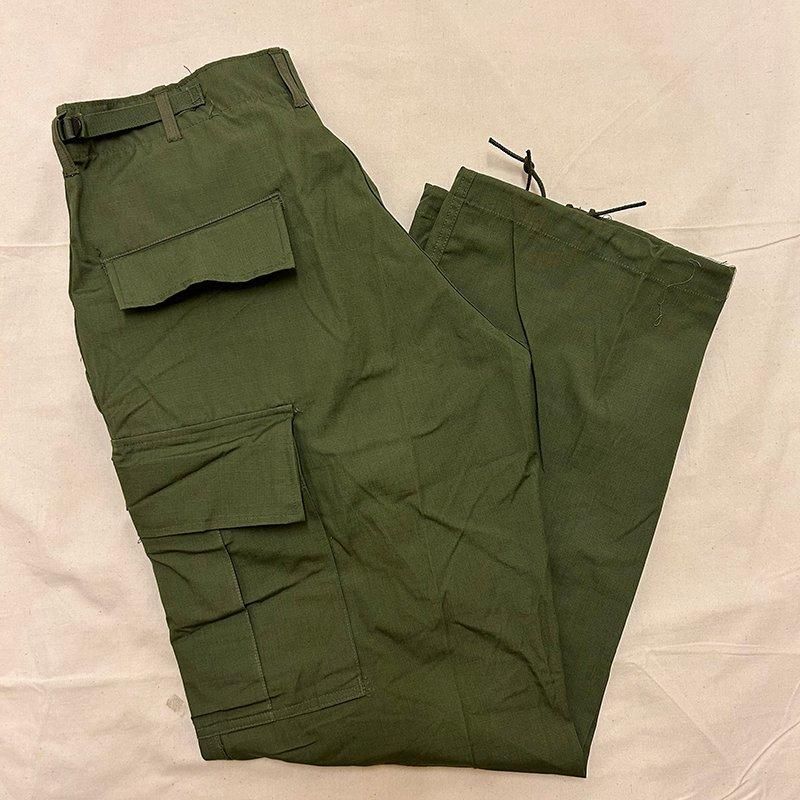 60-70's NAM WAR JUNGLE FATIGUE PANTS R/S Dead Stock / M-R