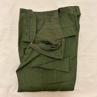 60-70's NAM WAR JUNGLE FATIGUE PANTS R/S Dead Stock / M-R 240624B