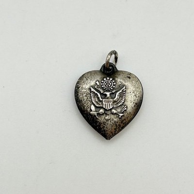 US ARMY PUFFY HEART CHARM TOP 240628C