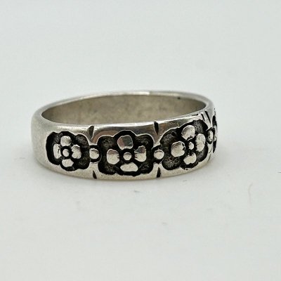 FIVE FLOWERS 925 SILVER RING/16 240701D