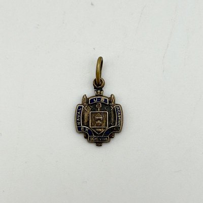 USNA STERLING SILVER & GOLD FILLED CHARM 240725H