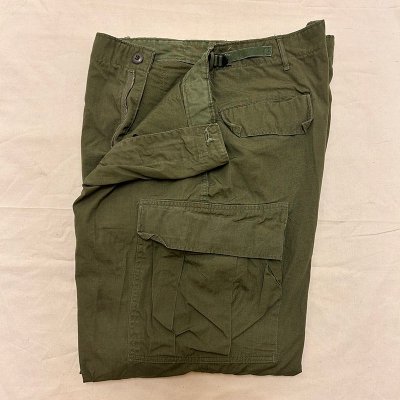 DSA69 NAM-WAR JUNGLE FATIGUE PANTS R/S / XL-R 240726A