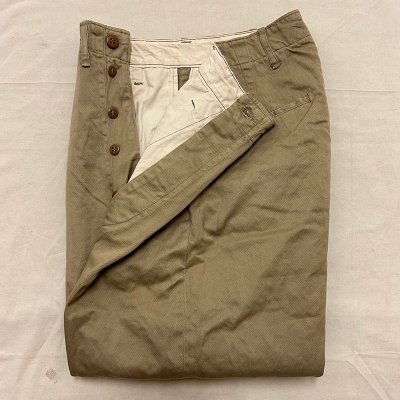 51' US ARMY M-45 COTTON KHAKI Pants / W31 240731B