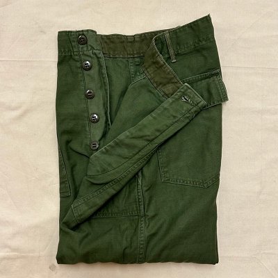 1964 US OG-107 UTILITY PANTS / Tapered Custom / W30 240805