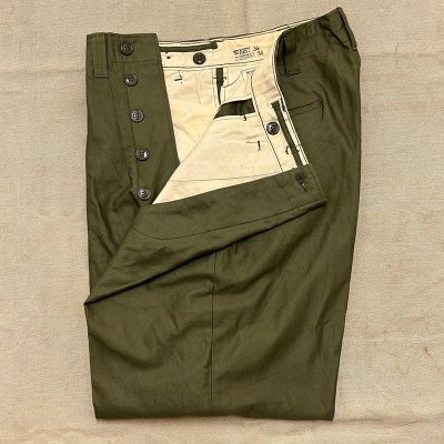 '44 US ARMY M-43/44 FIELD PANTS, Dead Stock / 34-34 240822D