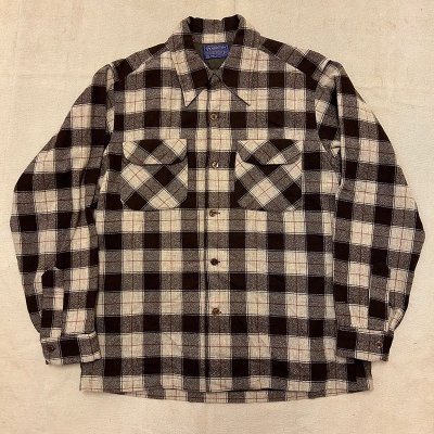 60-70s PENDLETON PLAID WOOL SHIRTS 241018