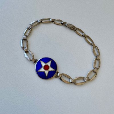 USAF STERLING SILVER BRACELET 241029C