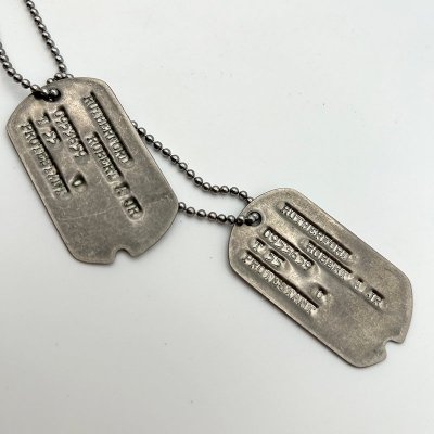 '55 US ARMY DOG TAG SET 