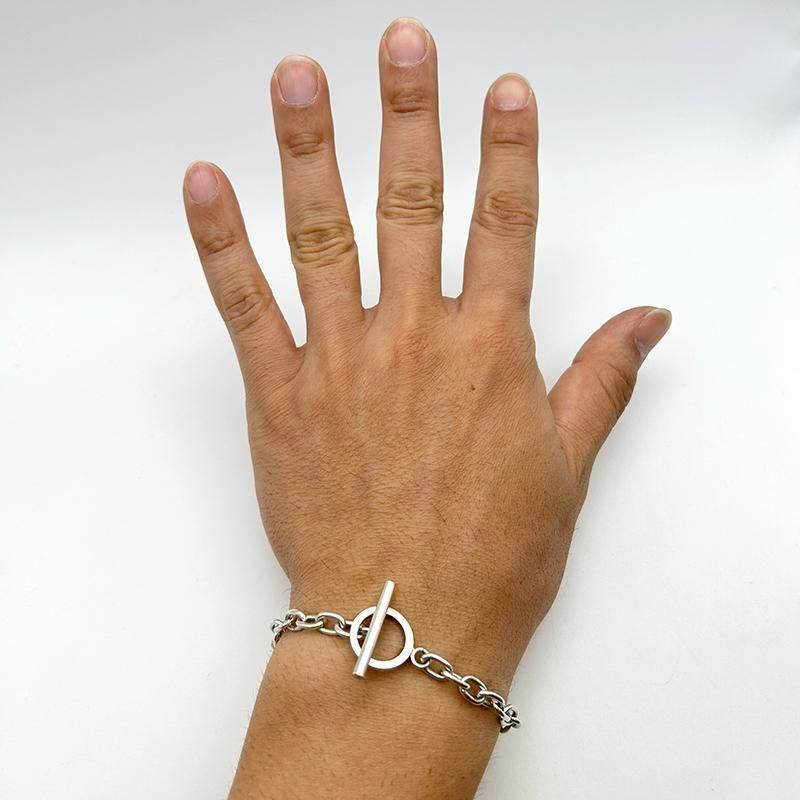 アクセサリー Vintage Silver Toggle Chain Bracelet 925 TOGGLE